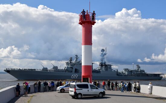 Russia Navy Day Parade Rehearsal