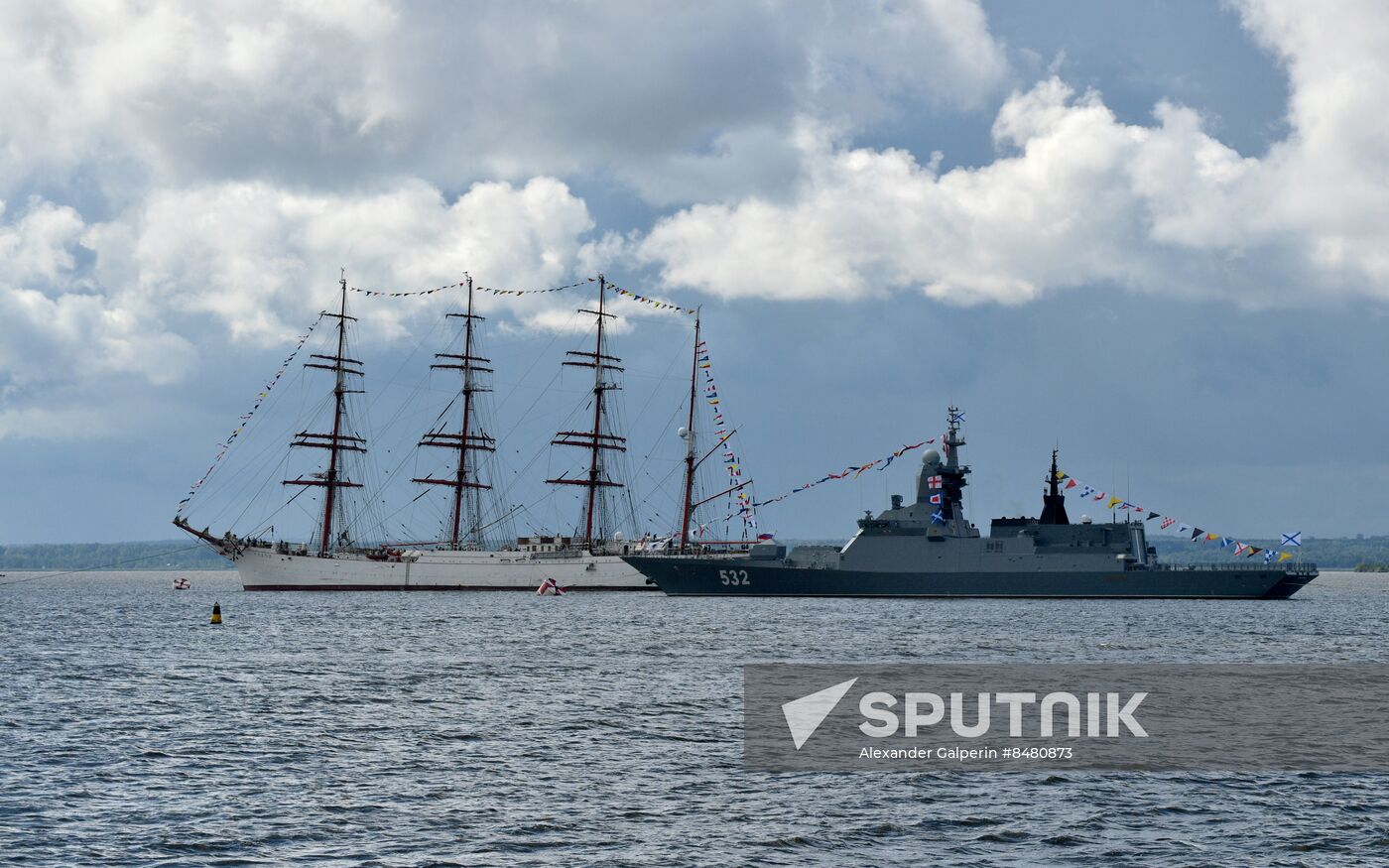 Russia Navy Day Parade Rehearsal