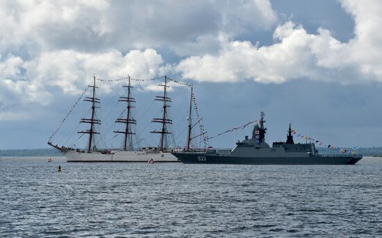 Russia Navy Day Parade Rehearsal