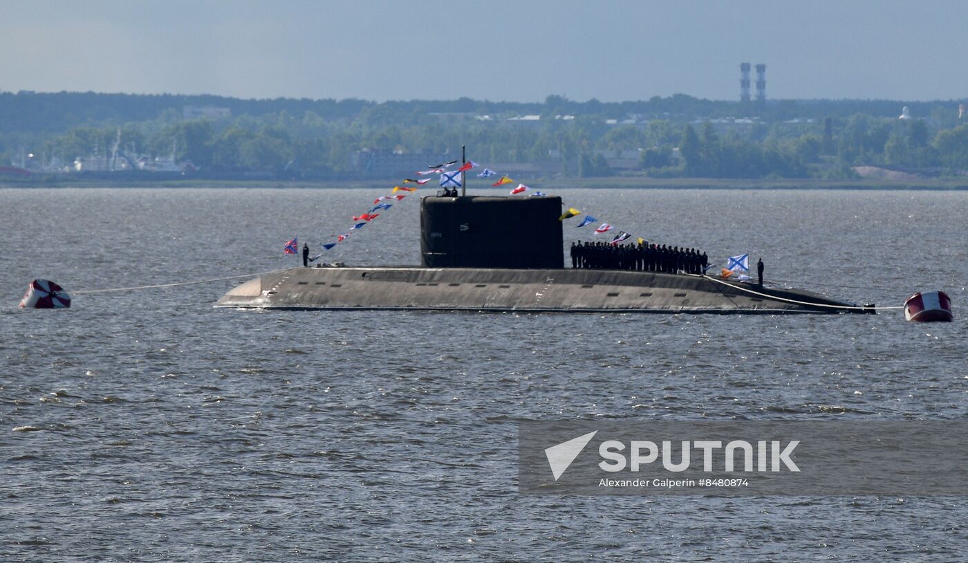 Russia Navy Day Parade Rehearsal