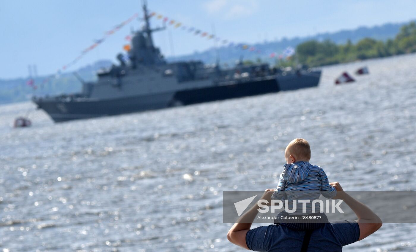 Russia Navy Day Parade Rehearsal