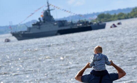 Russia Navy Day Parade Rehearsal