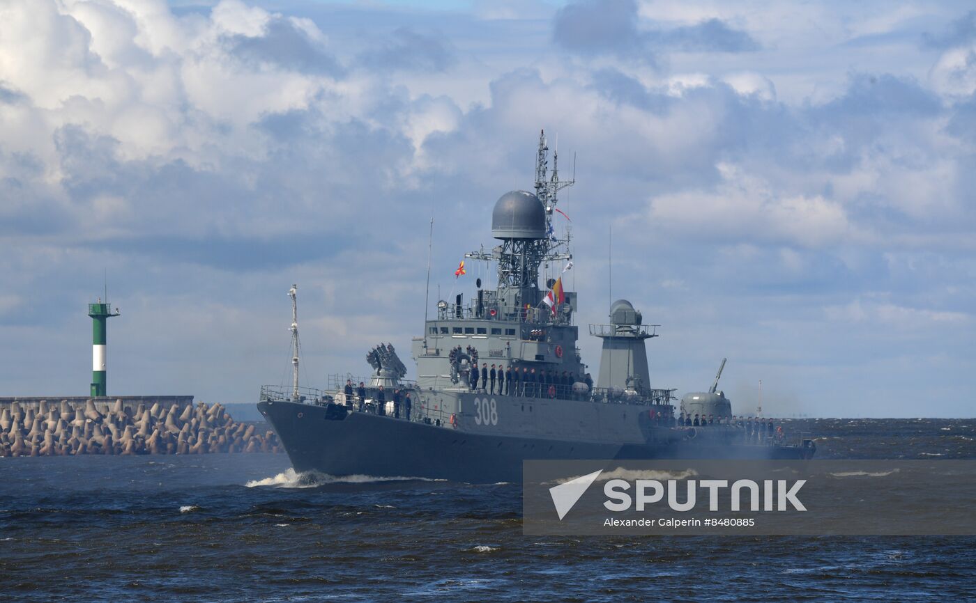 Russia Navy Day Parade Rehearsal