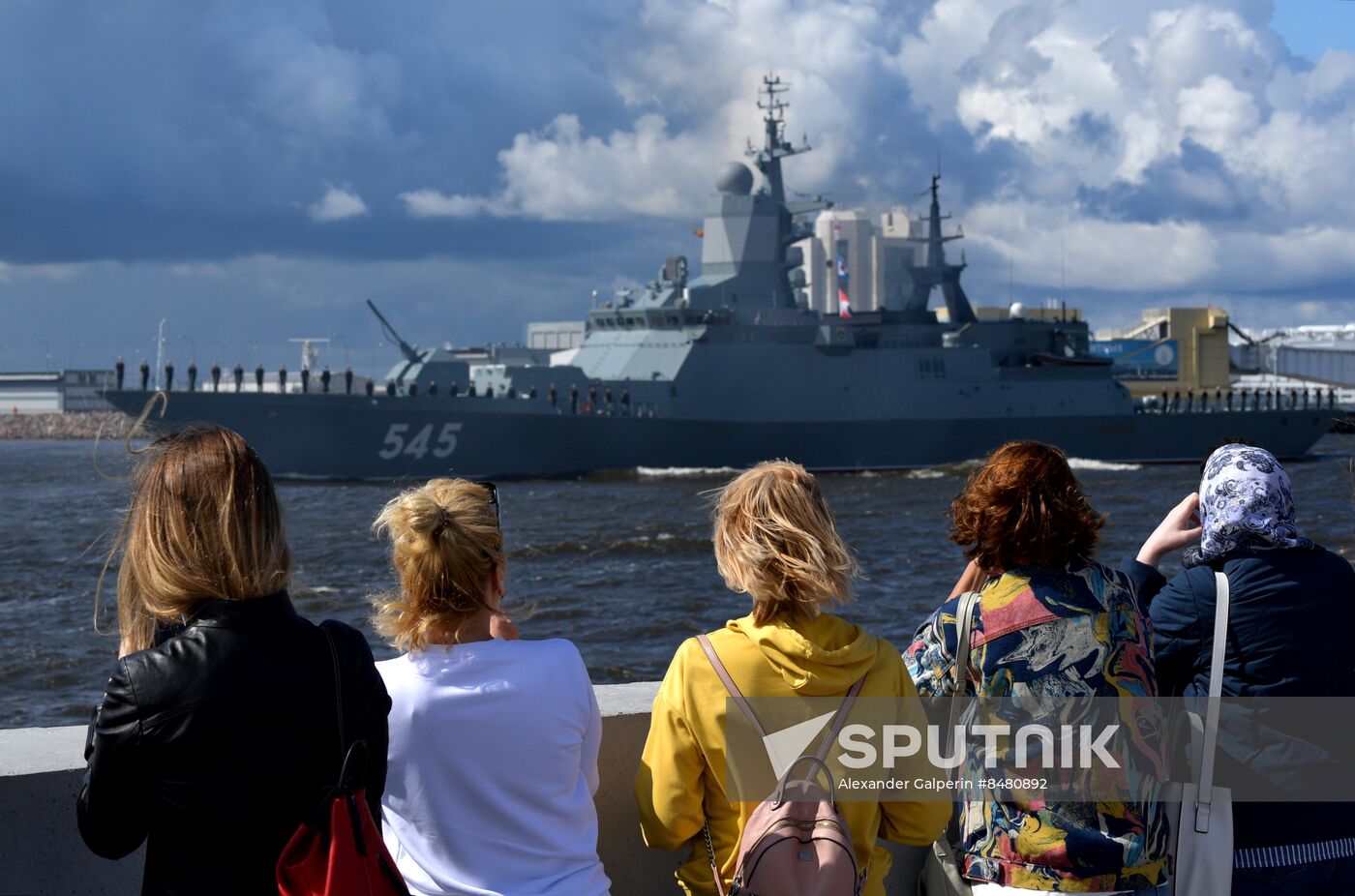 Russia Navy Day Parade Rehearsal