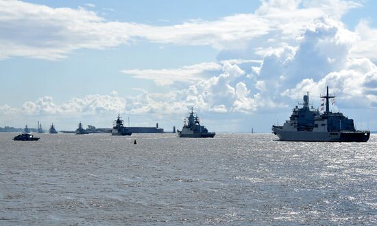 Russia Navy Day Parade Rehearsal