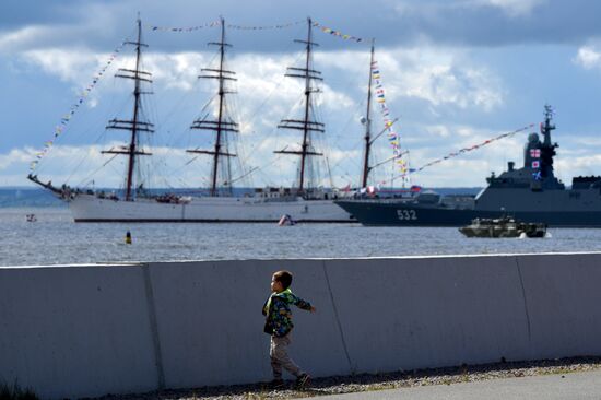 Russia Navy Day Parade Rehearsal