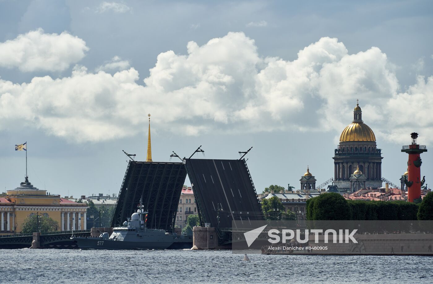 Russia Navy Day Parade Rehearsal