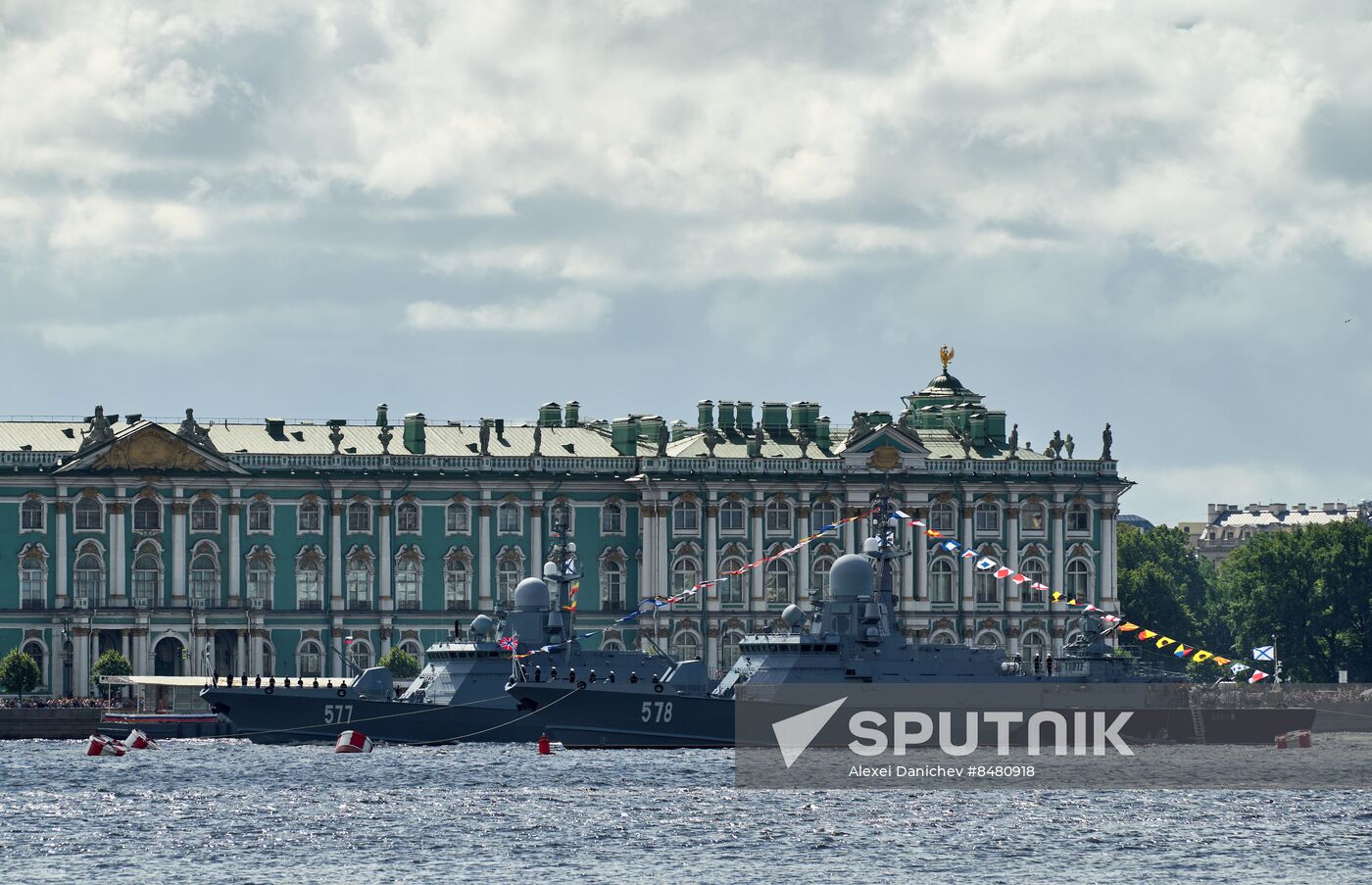 Russia Navy Day Parade Rehearsal