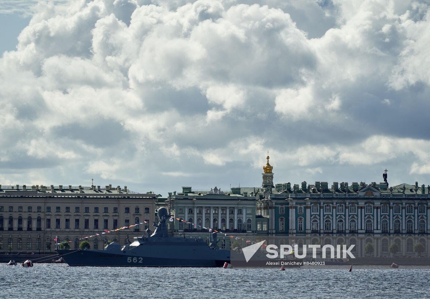 Russia Navy Day Parade Rehearsal