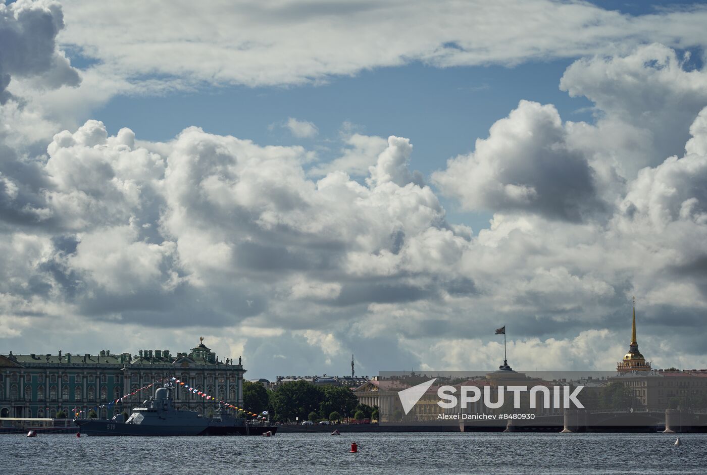 Russia Navy Day Parade Rehearsal