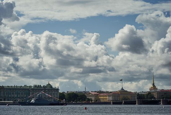 Russia Navy Day Parade Rehearsal