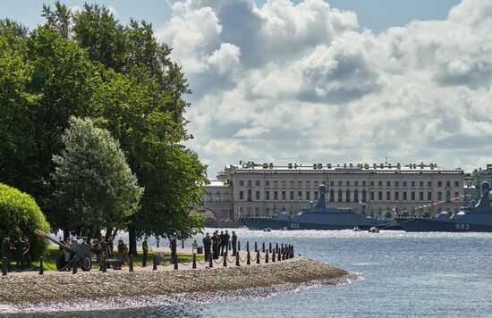 Russia Navy Day Parade Rehearsal