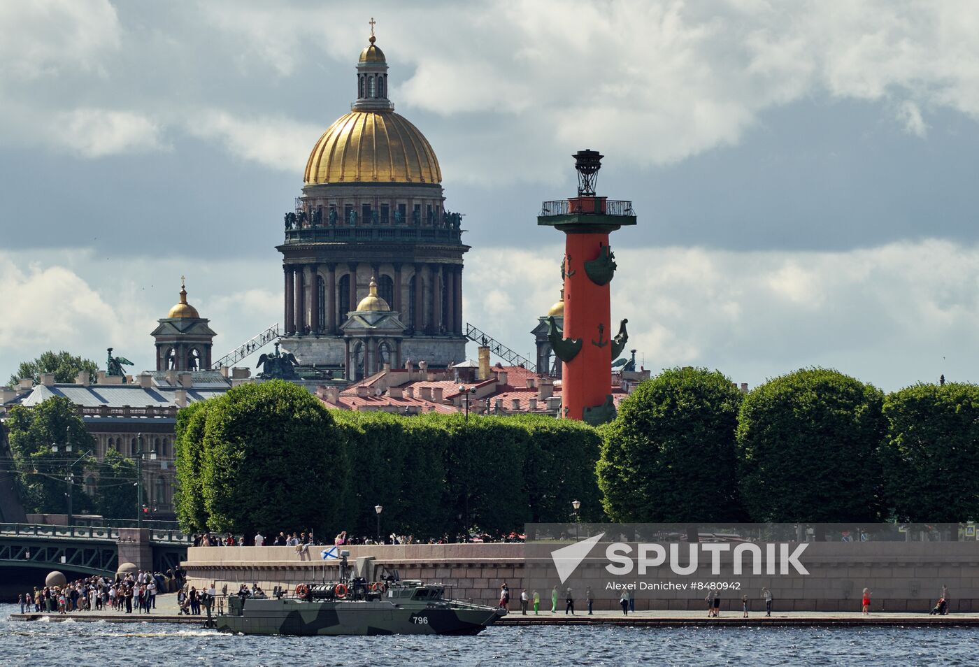 Russia Navy Day Parade Rehearsal