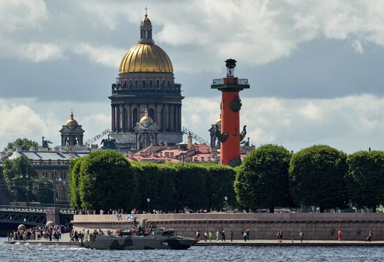 Russia Navy Day Parade Rehearsal