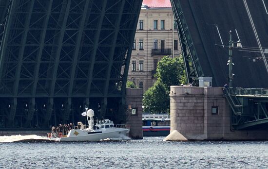 Russia Navy Day Parade Rehearsal