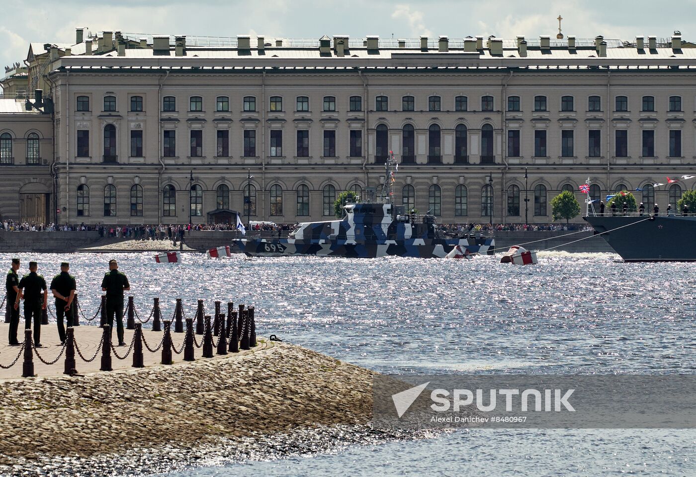 Russia Navy Day Parade Rehearsal