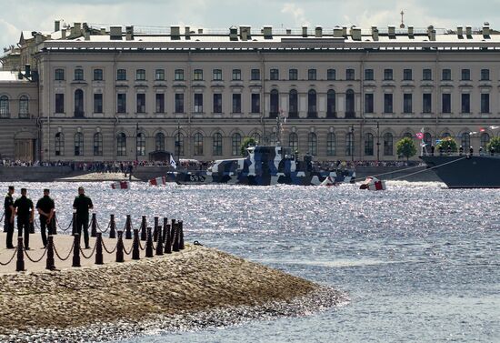 Russia Navy Day Parade Rehearsal