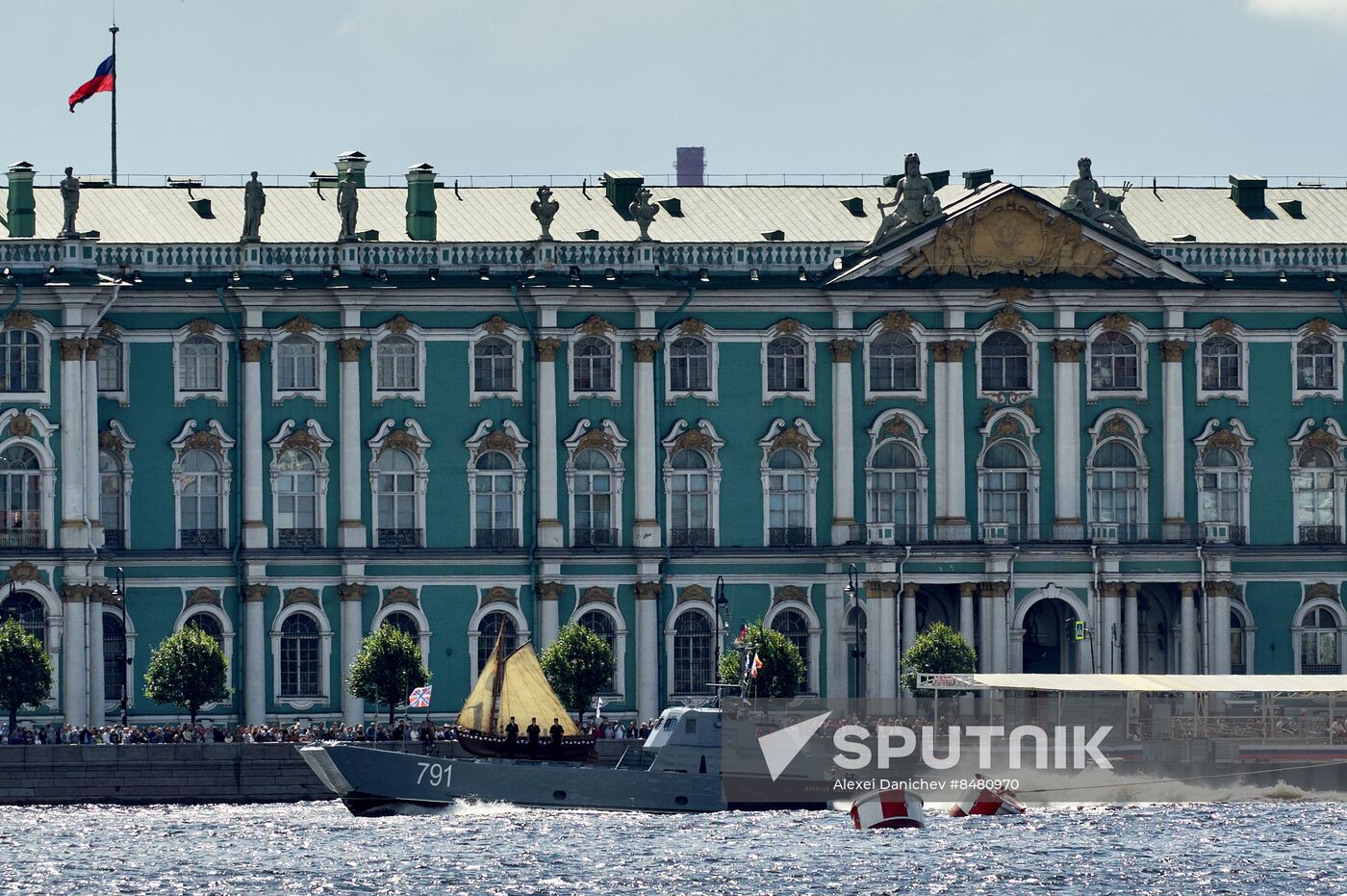 Russia Navy Day Parade Rehearsal