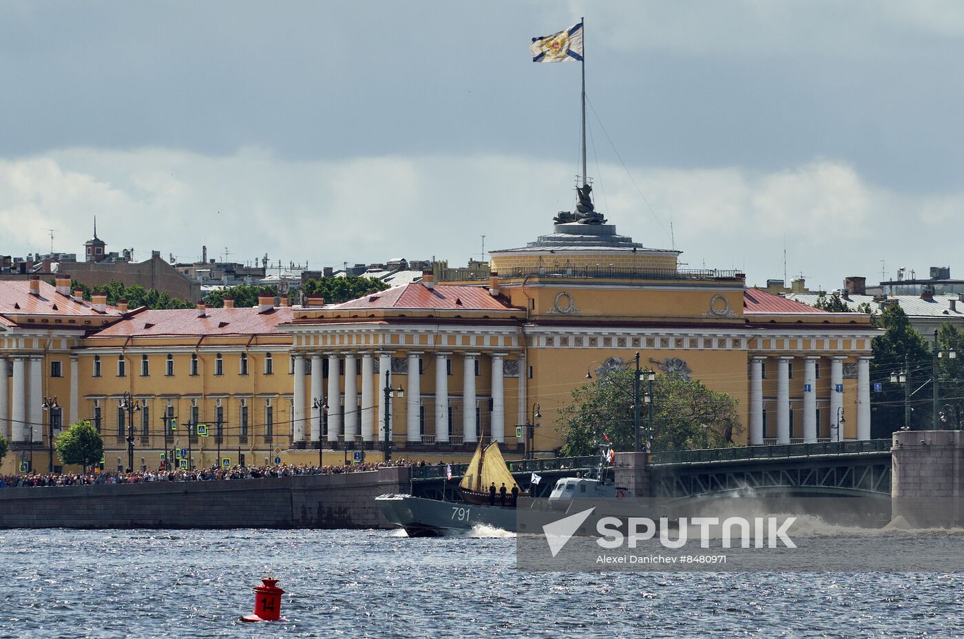 Russia Navy Day Parade Rehearsal