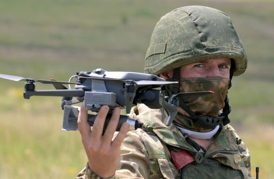 Russia Ukraine Military Operation UAV Training