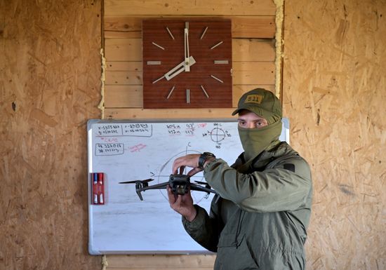 Russia Ukraine Military Operation UAV Training