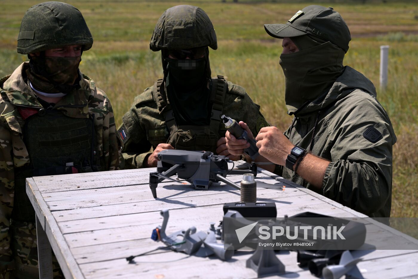 Russia Ukraine Military Operation UAV Training