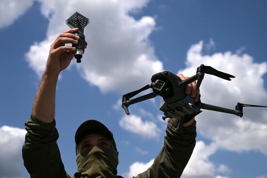 Russia Ukraine Military Operation UAV Training