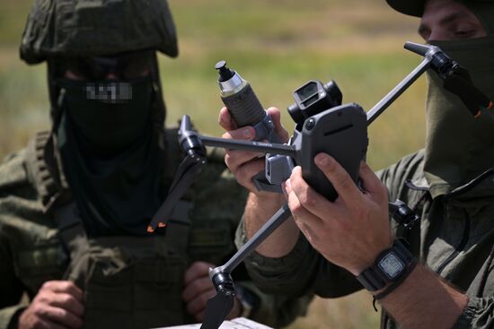 Russia Ukraine Military Operation UAV Training