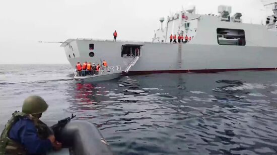 China Russia Naval Drills