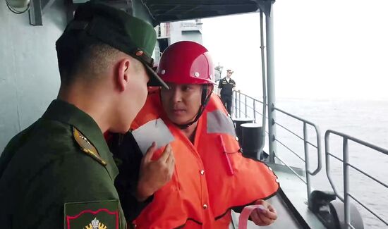 China Russia Naval Drills