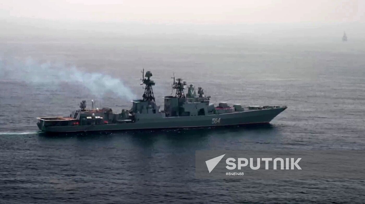China Russia Naval Drills