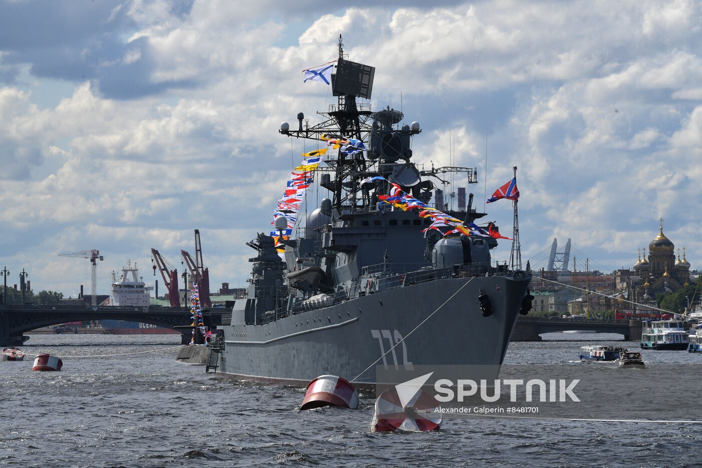 Russia Navy Day Parade Rehearsal