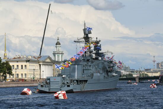 Russia Navy Day Parade Rehearsal