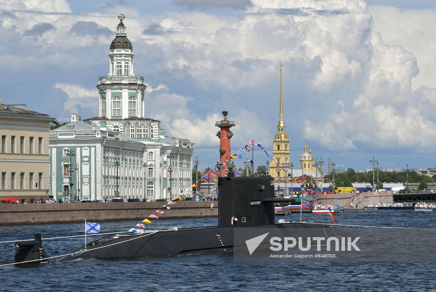 Russia Navy Day Parade Rehearsal