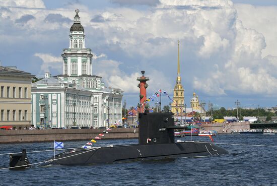 Russia Navy Day Parade Rehearsal