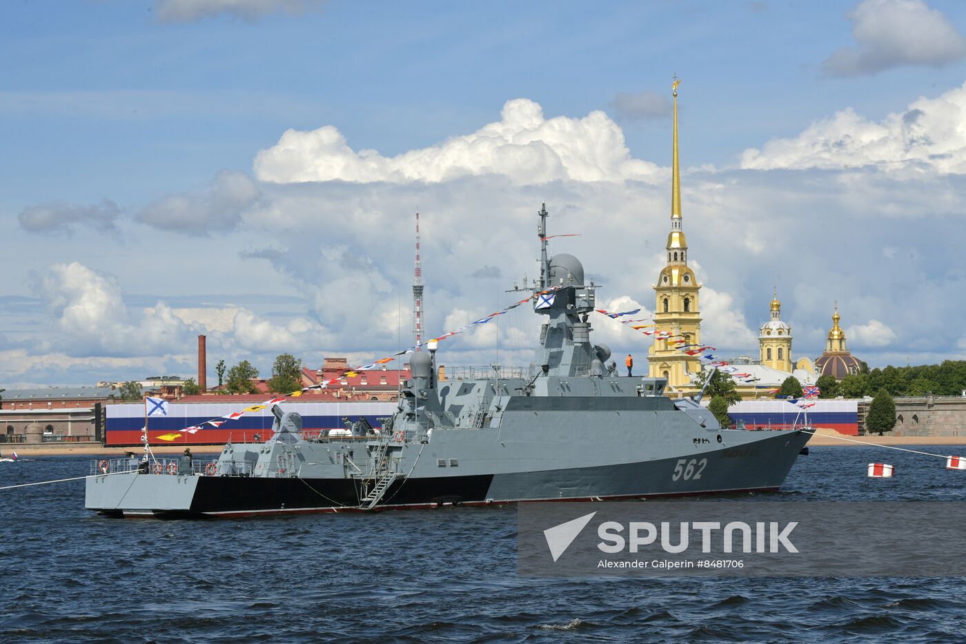 Russia Navy Day Parade Rehearsal