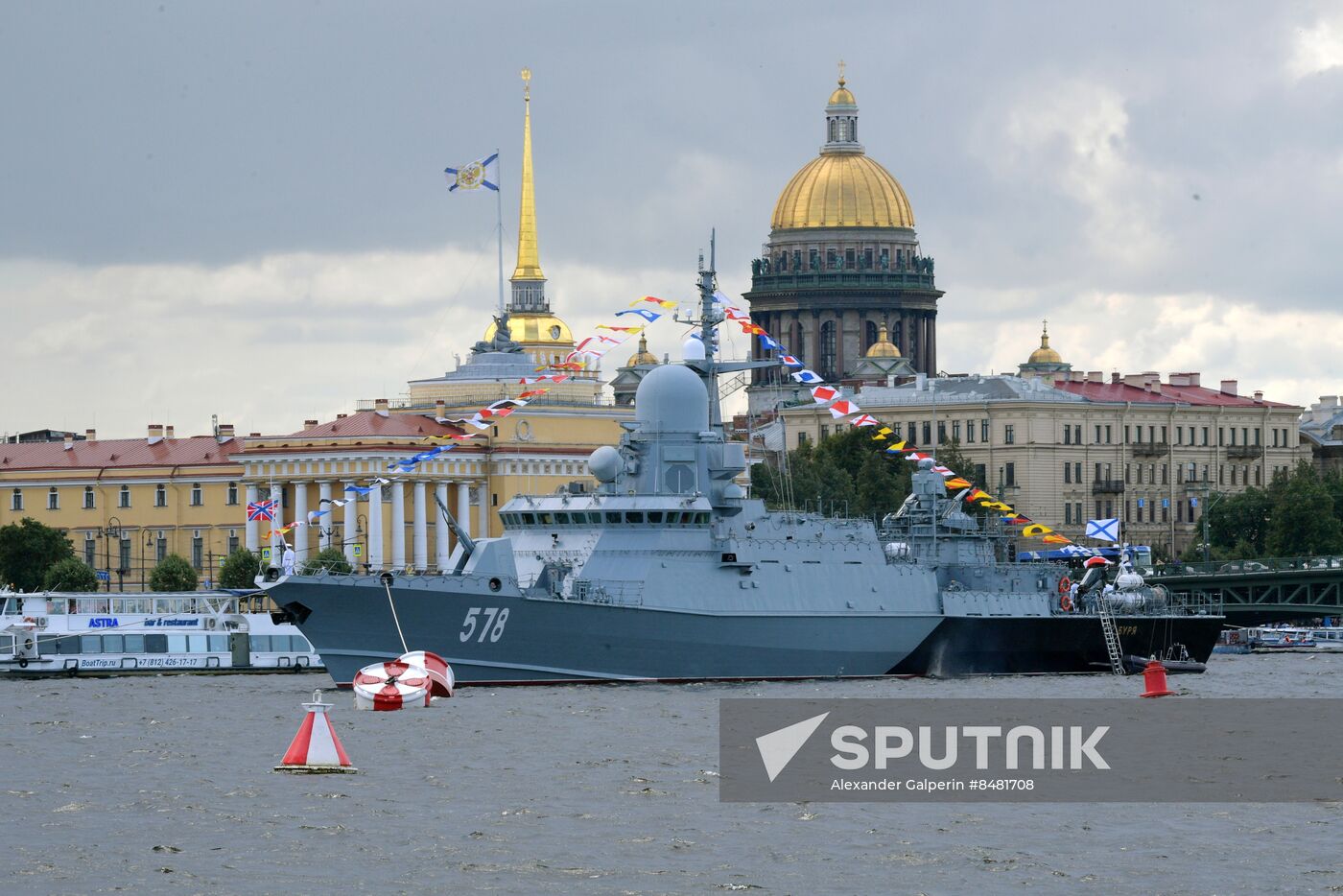 Russia Navy Day Parade Rehearsal