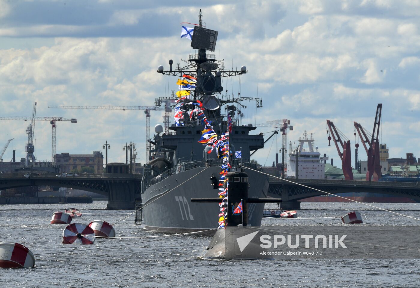 Russia Navy Day Parade Rehearsal