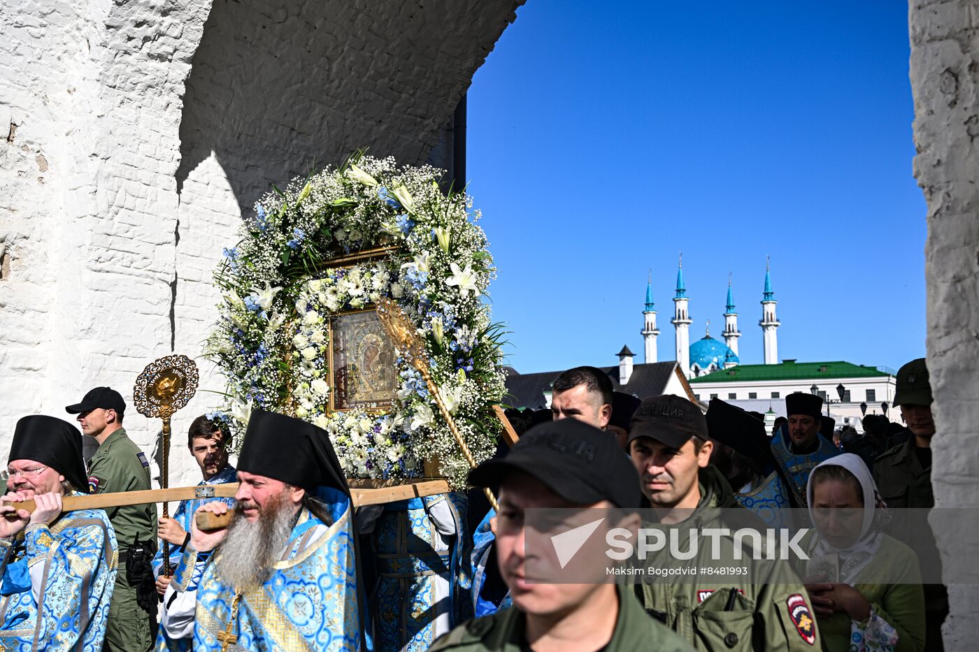 Russia Religion Kazan God Mother Icon Feast