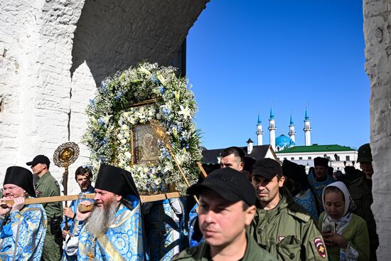 Russia Religion Kazan God Mother Icon Feast