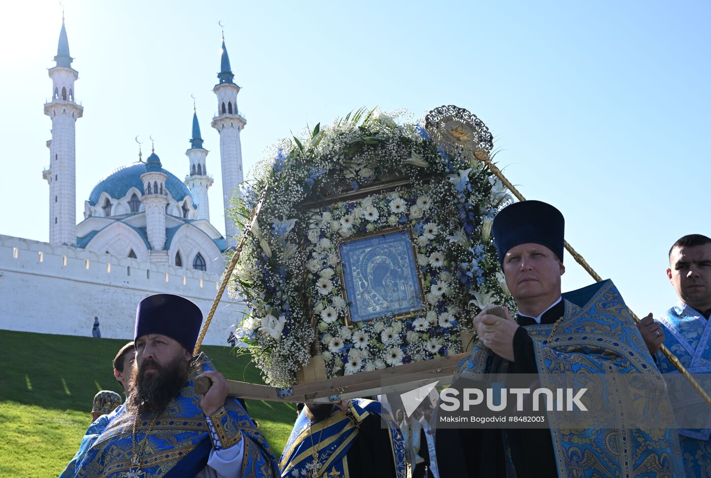 Russia Religion Kazan God Mother Icon Feast