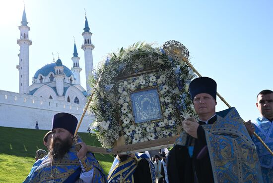 Russia Religion Kazan God Mother Icon Feast