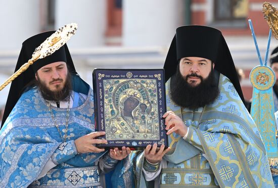 Russia Religion Kazan God Mother Icon Feast