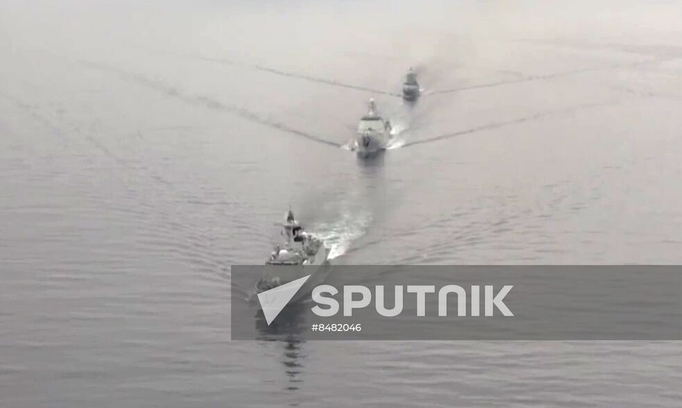 China Russia Naval Drills