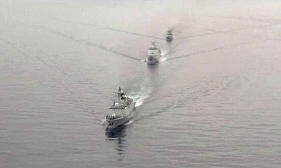 China Russia Naval Drills