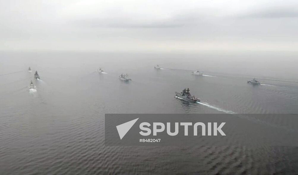 China Russia Naval Drills