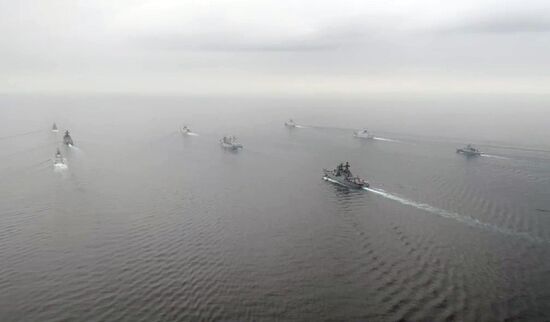 China Russia Naval Drills