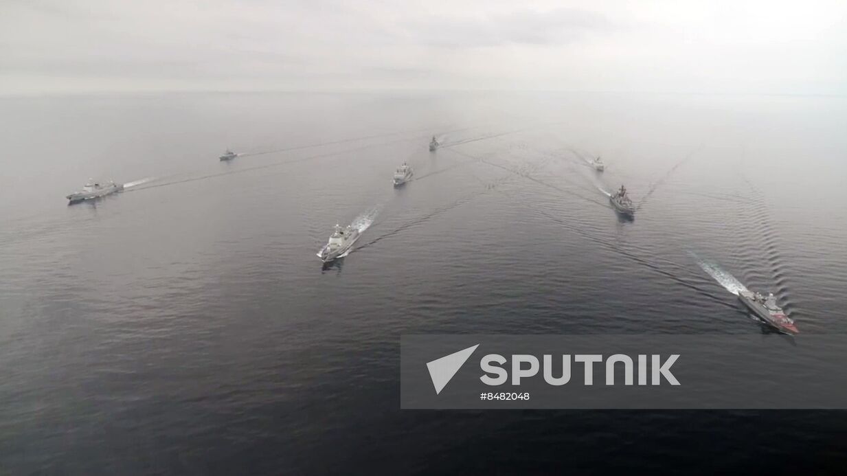 China Russia Naval Drills