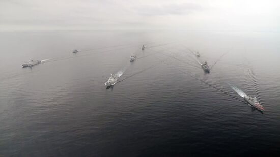 China Russia Naval Drills