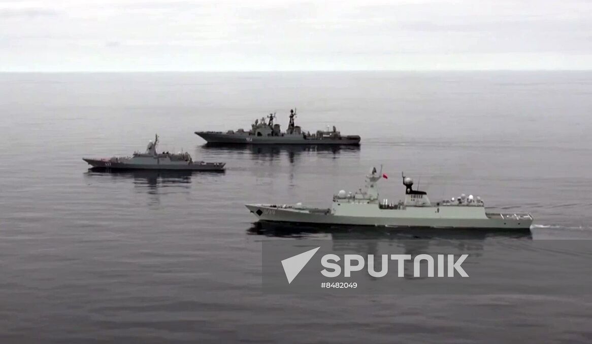 China Russia Naval Drills